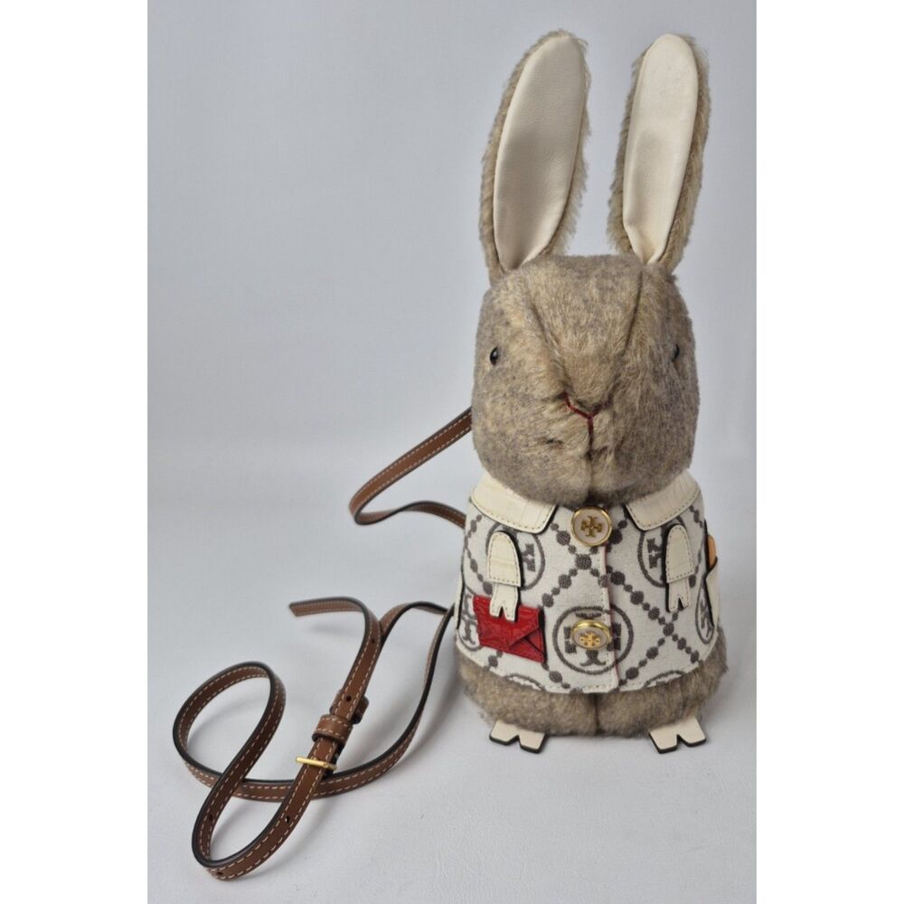 Tory Burch Reva Mini Rabbit Crossbody Bag
